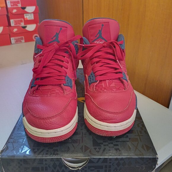 Size 10.5 - Air Jordan 4 Retro FIBA og box excellent condition - Picture 6 of 13